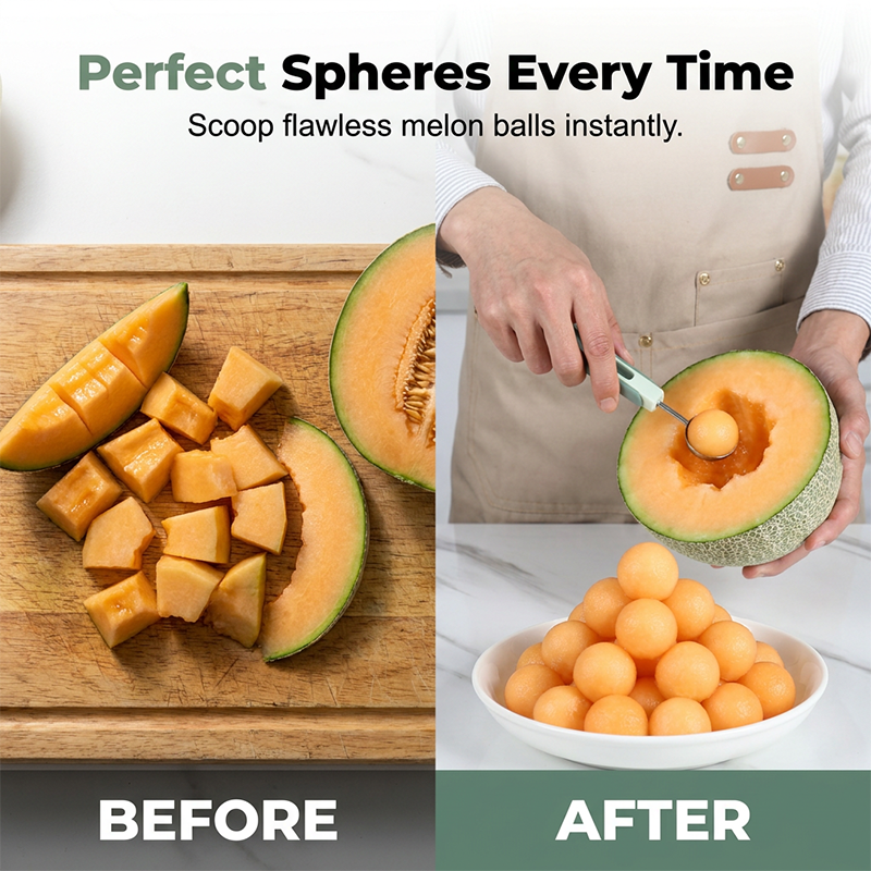 Multifunctional Melon Baller Scoop Set