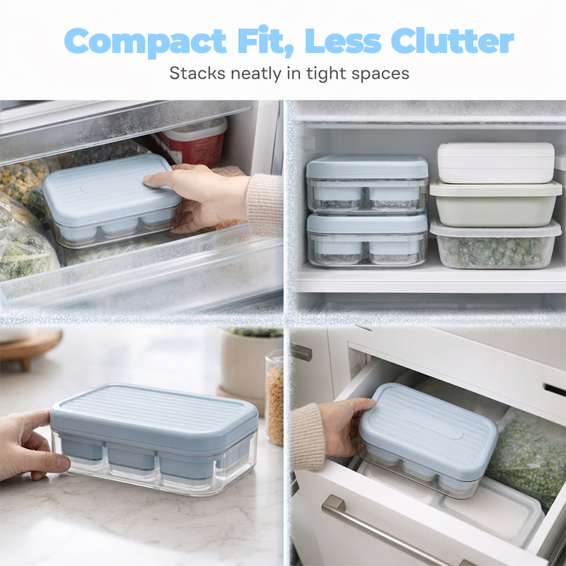 ⚠️ Tired of screaming at rock-hard ice trays? This  box pops cubes with ONE finger. Instant ice, zero rage! 😤➡️😌
