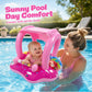 Yacht-Shaped Inflatable Kids Pool Float