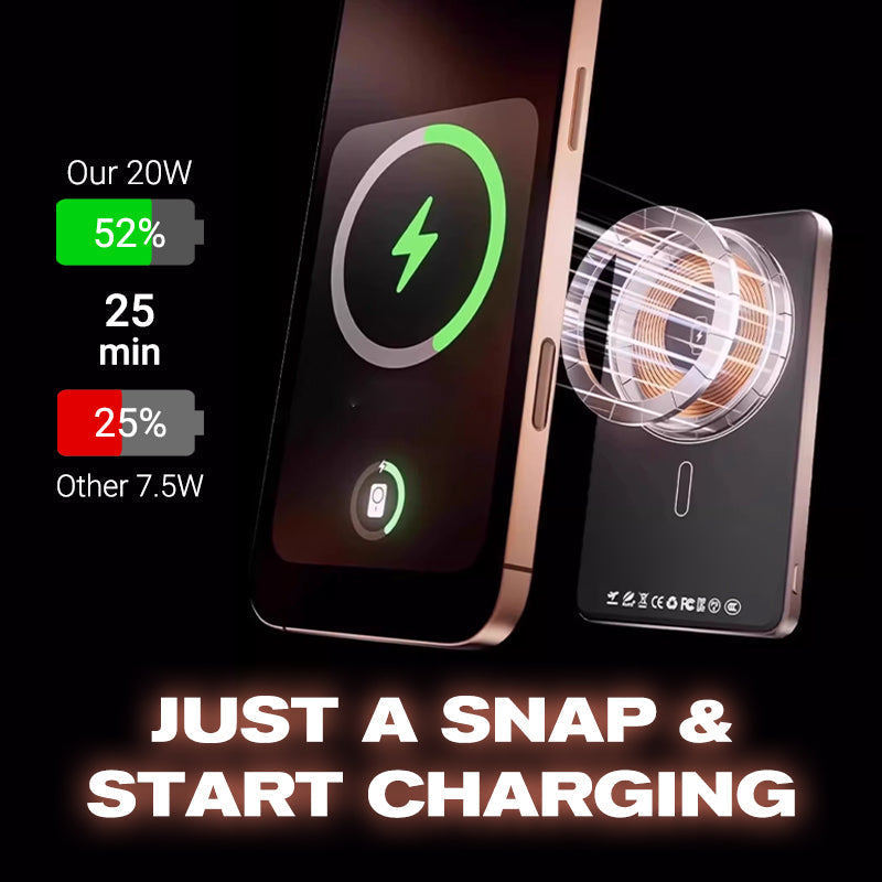 💯 Dual Mode Magnetic Power Bank with Stand