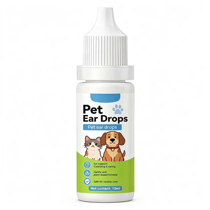 Pet Ear Care Cleaning Drops for Dogs & Cats
