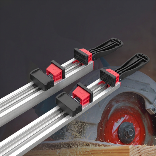 ⏳🔥LIMITED-TIME 50% OFF! ⏰Woodworking Straight‑Edge Cutting Guide Clamp‑Precision Saw Guide for Circular Saw & DIY Wood Projects