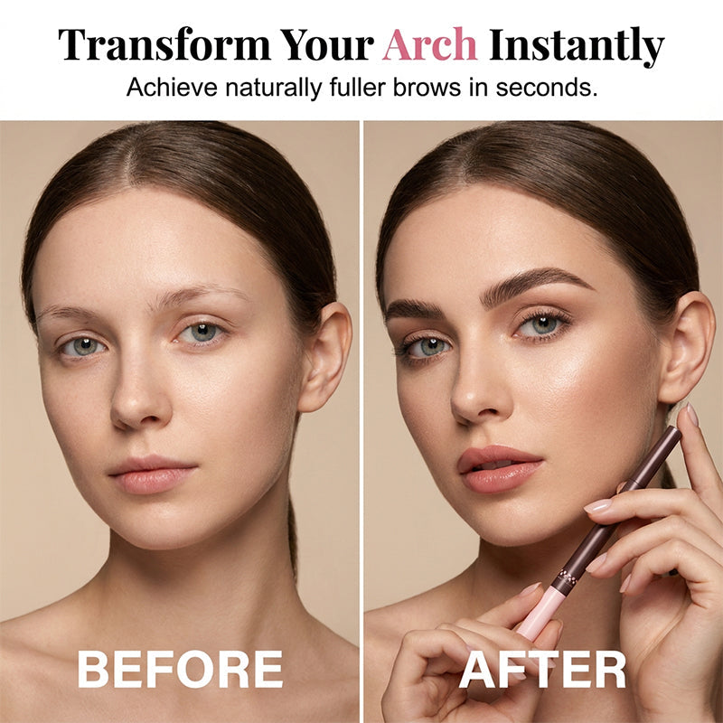 💄 FLASH SALE 50% OFF! 🌸 2-in-1 Eyebrow Pencil & Tinted Gel – Micro-Fork Tip for Hair-Like Strokes, Waterproof & Smudge-Proof, Natural Long-Lasting Brows 🏆