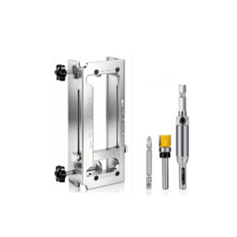 🔥50% OFF NOW🚪Adjustable Door Hinge Mortise Jig Kit, Woodworking Locator Tool for Cabinet & Door Hinge Installation