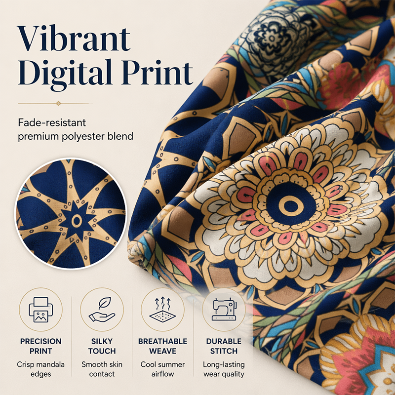 🔥Last Day Special Sale 60% OFF!!💝Women's V-Neck Bohemian Print Blouse Summer Loose Fit Shirt