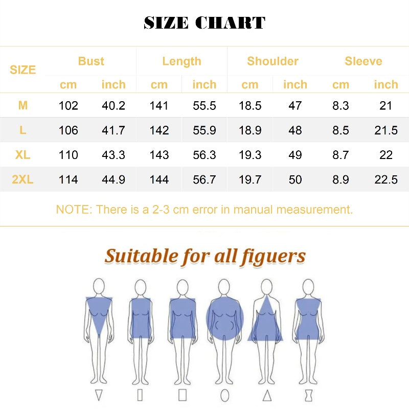 🌞 FLASH SALE 50% OFF ! 👗 Casual Loose Printed V-Neck Long Dress – Polyester – Lightweight & Split Hem for Summer