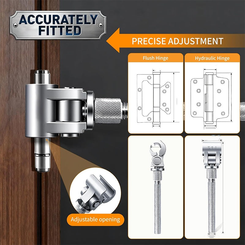 🔧 Universal Adjustable Door Hinge Wrench ——  Multi-Size Hinge Adjustment Tool Fits 0.3"-1" (8-25mm) Hinges | Heavy-Duty Carbon/Forged Steel