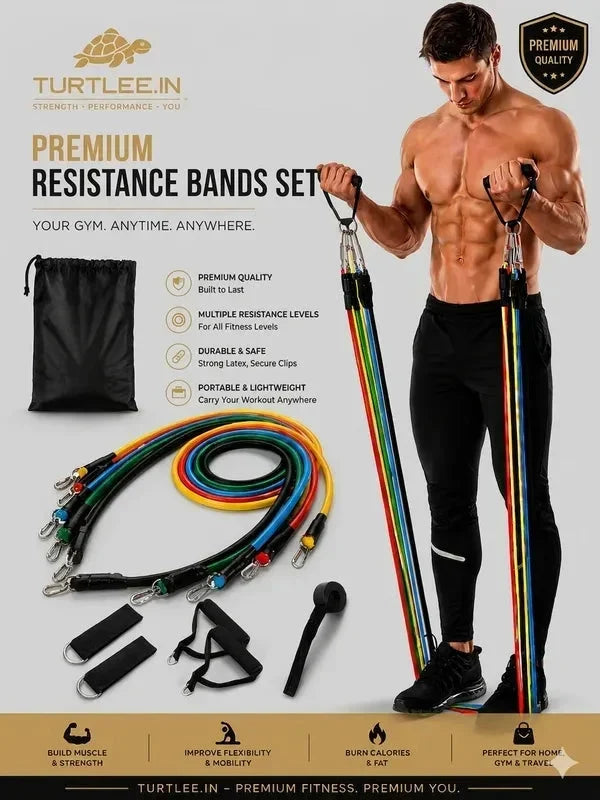 ⏳Oferta Especial por Tiempo Limitado⏰Construye el Cuerpo de Tus Sueños Sin Ir al Gimnasio | Juego de Bandas de Resistencia Ajustables para Entrenamiento Corporal Completo en Cualquier Lugar