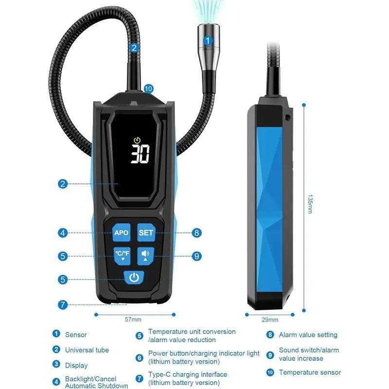 ⏳Time-Limited Special⏰Rechargeable Halogen Leak Detector for Air Conditioner