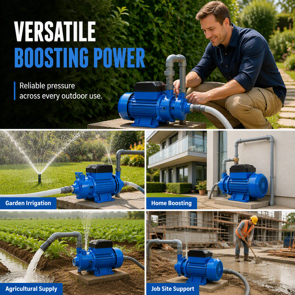 🎉 2026 Sale — Over 8,000 Sold! 💧 Self-Priming Water Pressure Booster Pump – Stable Pressure, High Flow – Perfect for Irrigation & Home Use! ✨