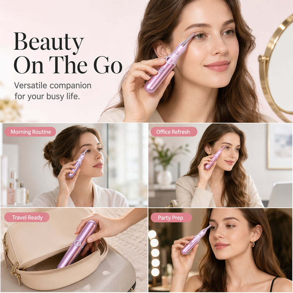 🔥💐50% Off Now！‼️ ✨Rechargeable Heated Eyelash Curler | Get Long-Lasting Perfect Lash Curls Anytime🔋