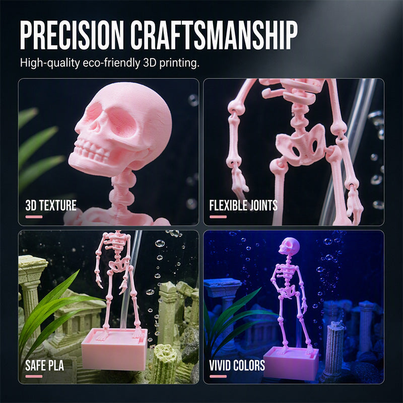 Dancing Skeleton Aquarium Bubbler