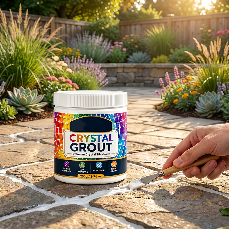🔥Hot Sale 50% OFF🔥 Crystal Tile Grout – Waterproof, High-Strength, for Tile & Mosaic 💎
