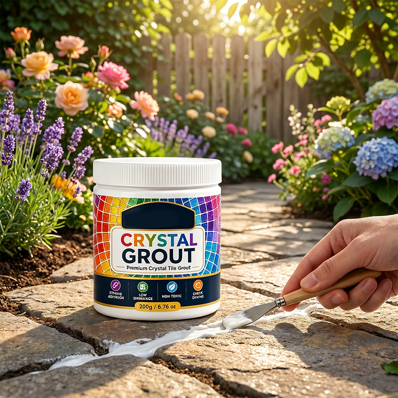🔥Hot Sale 50% OFF🔥 Crystal Tile Grout – Waterproof, High-Strength, for Tile & Mosaic 💎