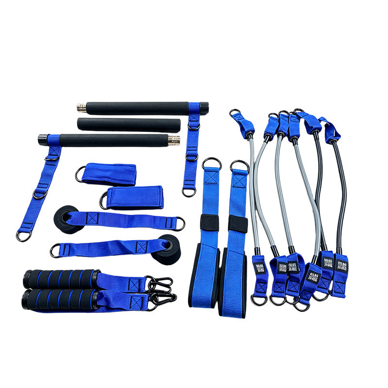 Portable Pilates Bar Kit with 6 Resistance Bands
