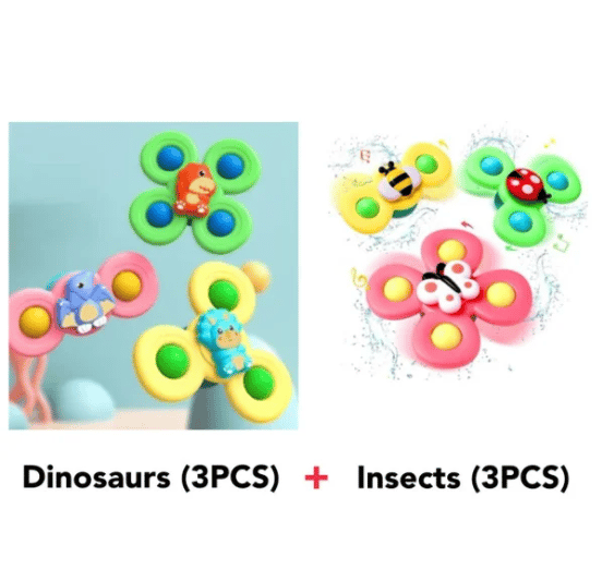 ⚡50% Off for a Limited Time！! 🧸 Suction cup spinners for fun and play