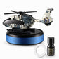 Solar Powered Rotating Helicopter Car Aroma Diffuser