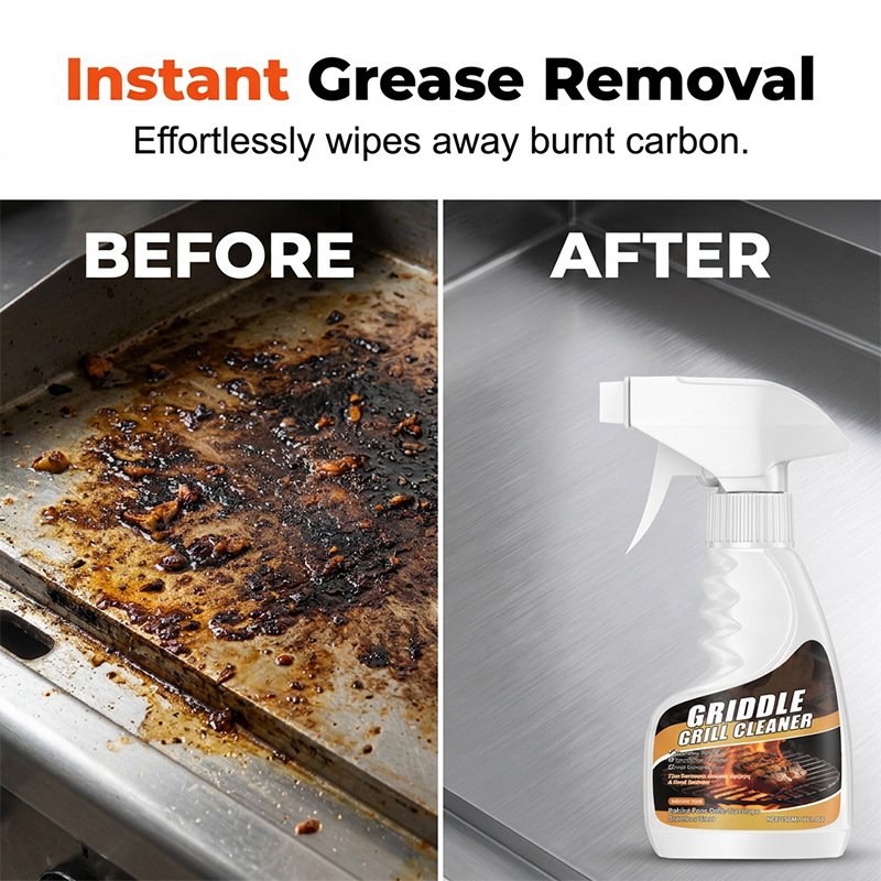 🍖Kitchen & BBQ Grill Cleaning Spray 🧼Powerful Foam Cleaner For Oven, Grills & Cooking Surfaces