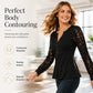 Women's Casual Lace Long-Sleeved V-Neck Top