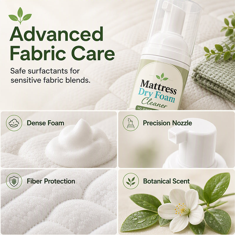 No-Rinse Mattress Dry Foam Cleaner