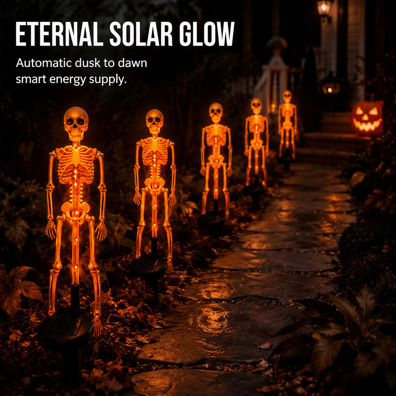 🎁2026 New Arrivals 50% OFF💥Solar Skull Garden Lights with Eerie Color-Changing Glow 👻Ideal For Haunted Yard, Porch & Walkway! 🪦💡
