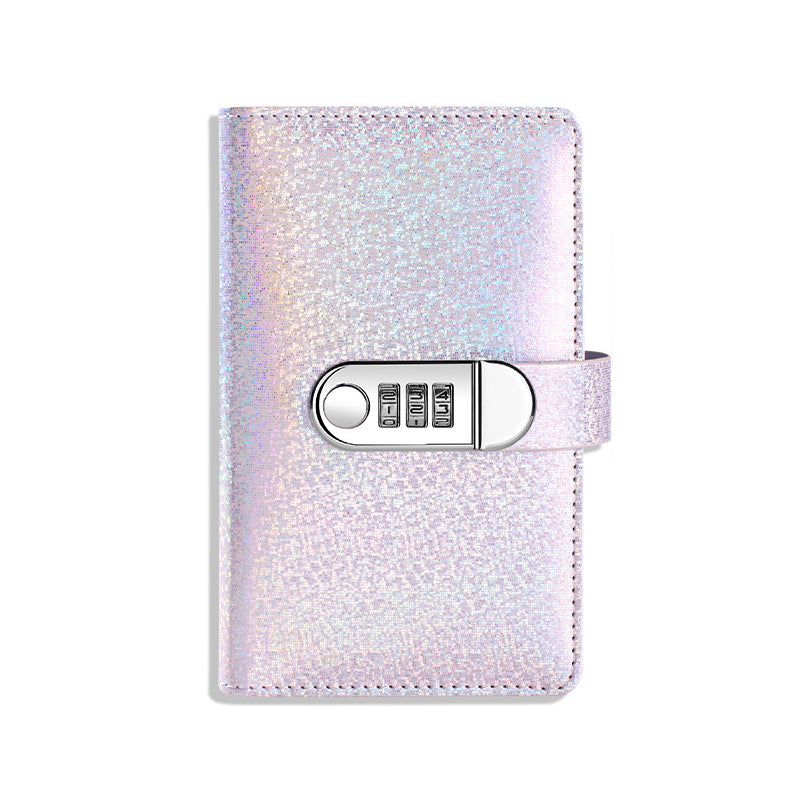 Glitter Password Lock Budget Binder
