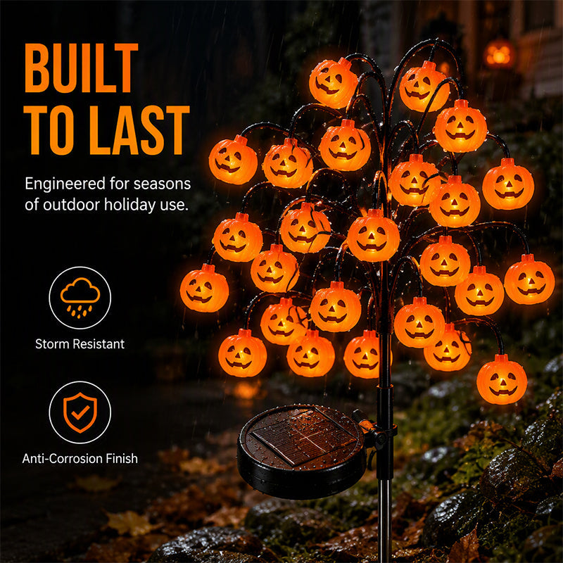 🎃🦇 50% OFF!👻Waterproof Halloween Pumpkin Solar Branch Lights