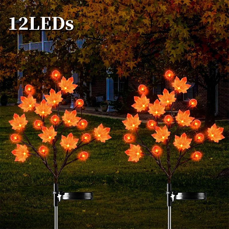 🎃🦇 50% OFF!👻Waterproof Halloween Pumpkin Solar Branch Lights