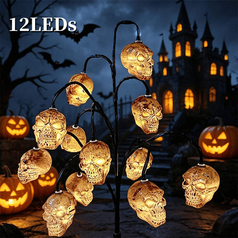 🎃🦇 50% OFF!👻Waterproof Halloween Pumpkin Solar Branch Lights