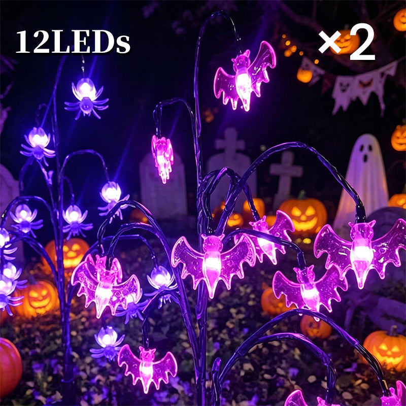 🎃🦇 50% OFF!👻Waterproof Halloween Pumpkin Solar Branch Lights