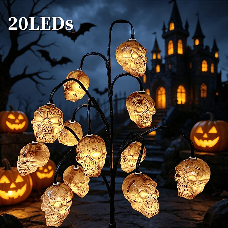 🎃🦇 50% OFF!👻Waterproof Halloween Pumpkin Solar Branch Lights