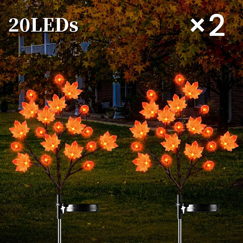 🎃🦇 50% OFF!👻Waterproof Halloween Pumpkin Solar Branch Lights