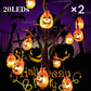 🎃🦇 50% OFF!👻Waterproof Halloween Pumpkin Solar Branch Lights