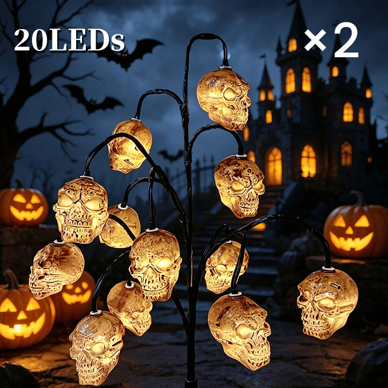 🎃🦇 50% OFF!👻Waterproof Halloween Pumpkin Solar Branch Lights