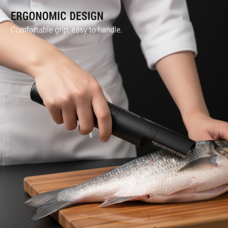 🐟 50% OFF NOW! ⚡ Rechargeable Fish Scaler – Fast Scaling, Skin-Friendly & Waterproof – One-Touch Operation with Non-Slip Grip 🔪