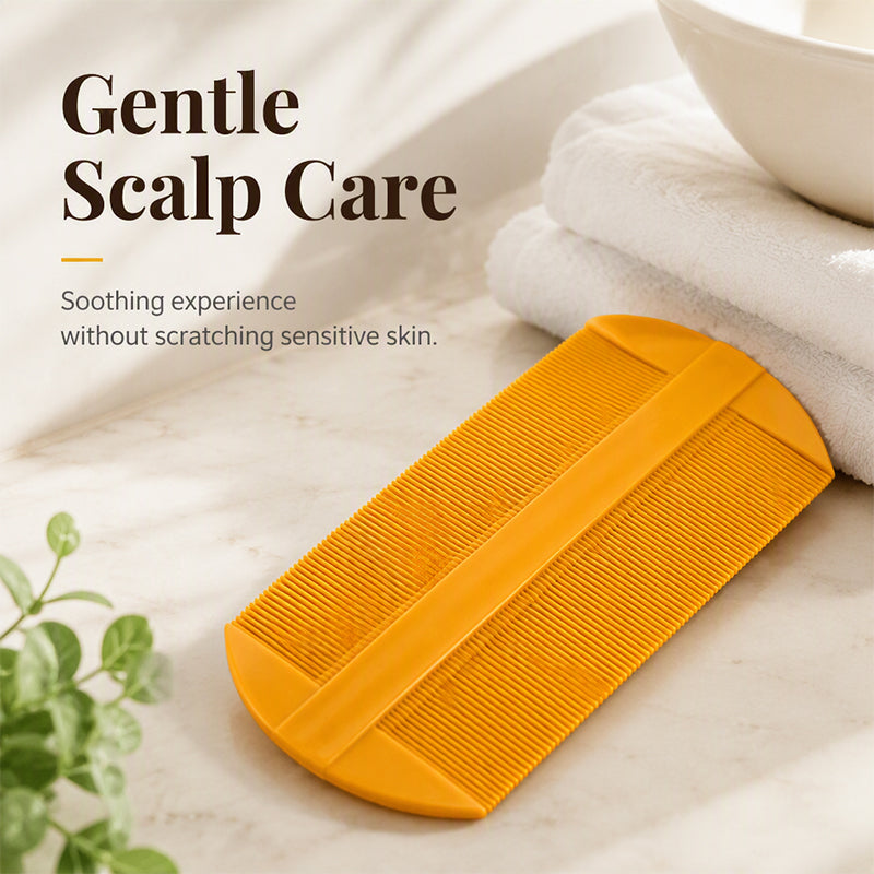 🎉 2026 Sale — Over 22,700 Sold!🦴 Double‑Sided Fine Tooth Lice Comb – Gentle ✨