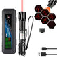 🔦 Rechargeable Red or Green Laser Pointer with Pattern Heads