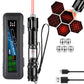 🔦 Rechargeable Red or Green Laser Pointer with Pattern Heads