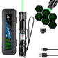 🔦 Rechargeable Red or Green Laser Pointer with Pattern Heads