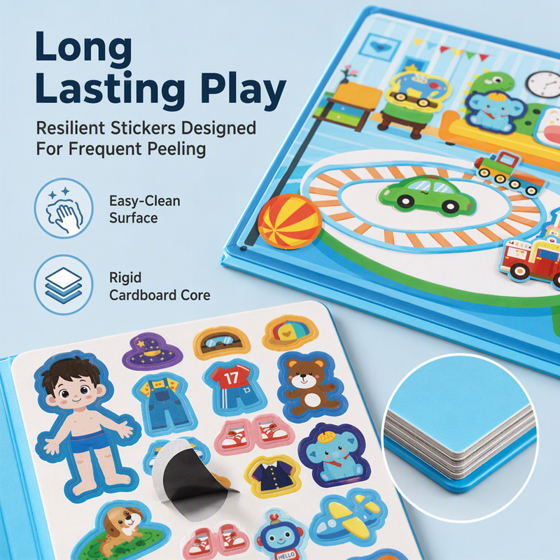 🥳2026 HOT SALE🥳 🧩 50% OFF! Kids Magnetic Quiet Book – Foldable scenes, magnetic play & educational fun. Boosts creativity & learning – perfect for boys & girls! 🎨🧒