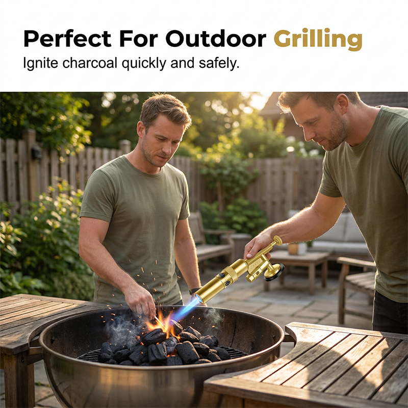 ⏳Buy 2 Get 1 Free🔥Invertible Butane Torch for Grilling, Searing and Fire Starting