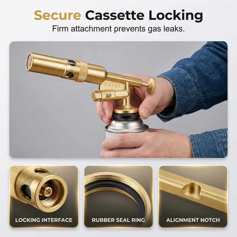 ⏳Buy 2 Get 1 Free🔥Invertible Butane Torch for Grilling, Searing and Fire Starting