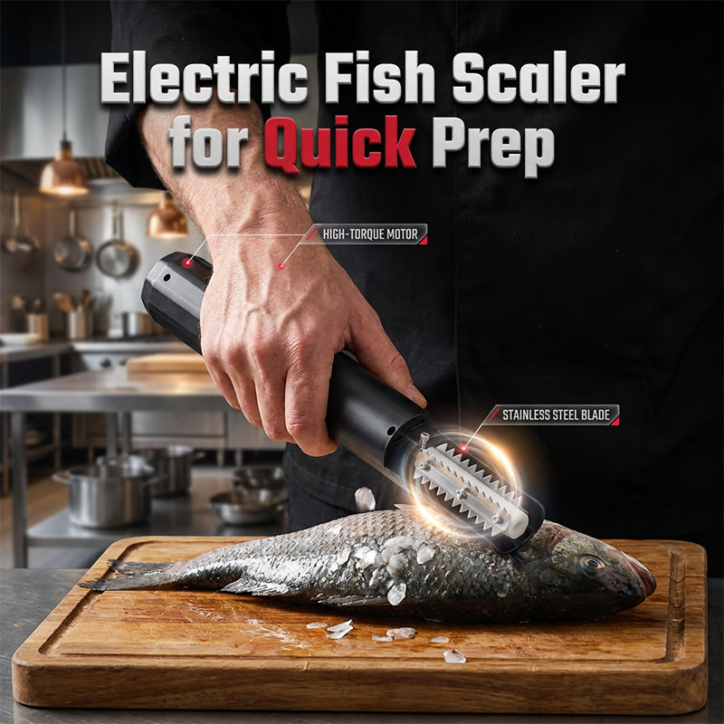 High-Power Cordless Fish Scaler for Kitchen & Fishing