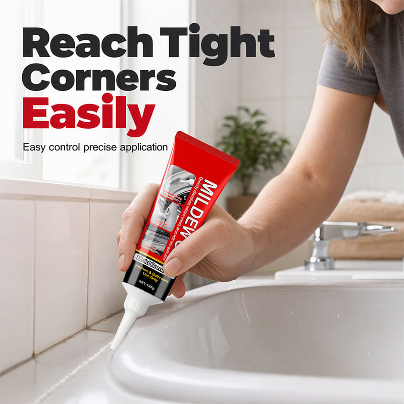 🔥50% OFF! Powerful Mold Stain Remover Gel – Clings to Tile, Grout & Seals, No Scrub, Just Apply, Wait & Wipe! 🧽✨
