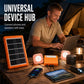 🔥 LIMITED TIME 50% OFF! Portable Solar Power Station + 2 LED Lights – Power Anywhere, Anytime ☀️🔋