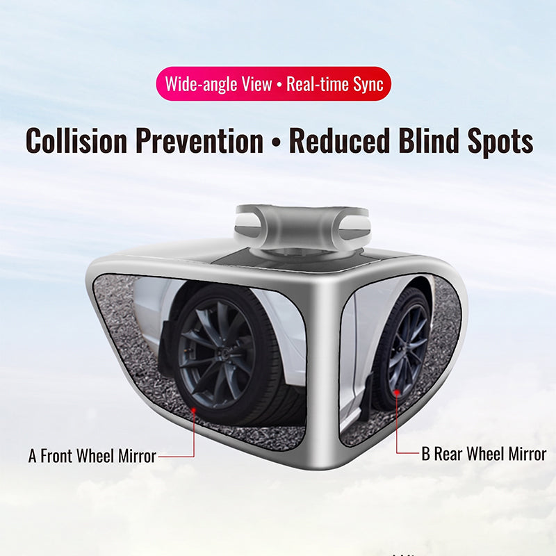 📢📢50% OFF !!⏰Dual-Lens 360°Adjustable Blind Spot Mirror