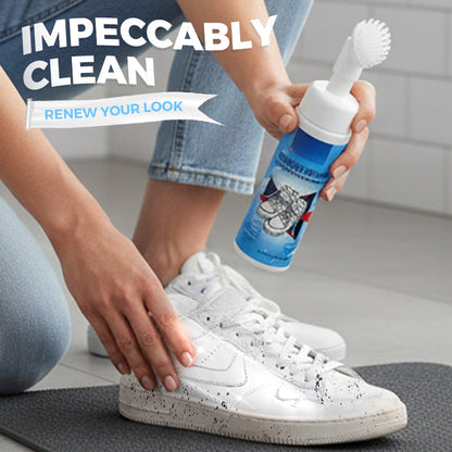 Portable Sneaker Foam Cleaner with Integrated Brush
