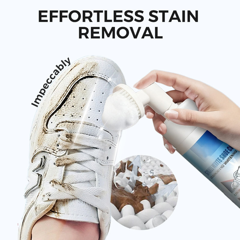 Portable Sneaker Foam Cleaner with Integrated Brush