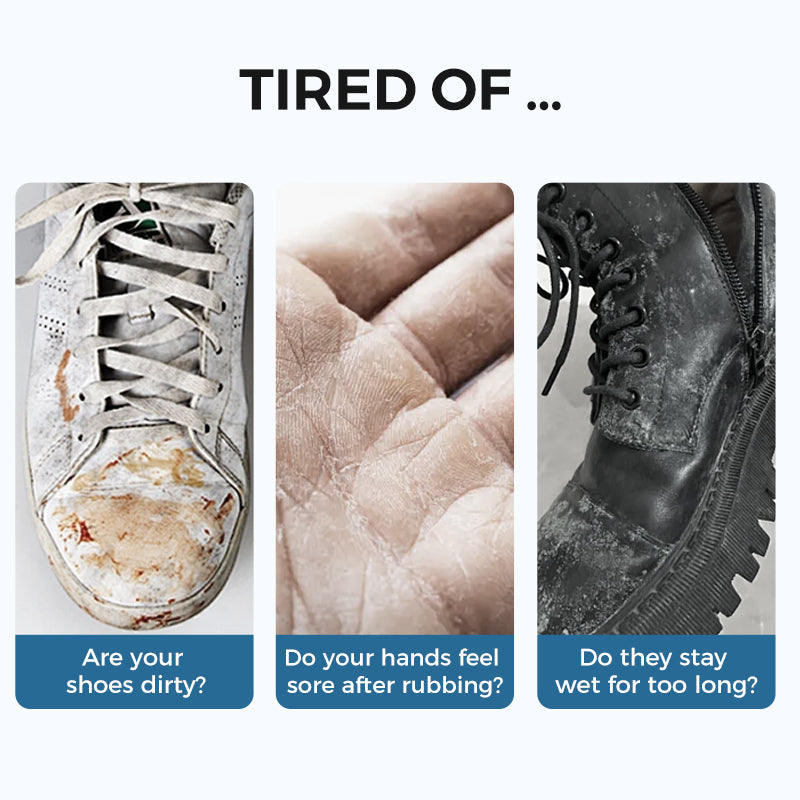 Portable Sneaker Foam Cleaner with Integrated Brush