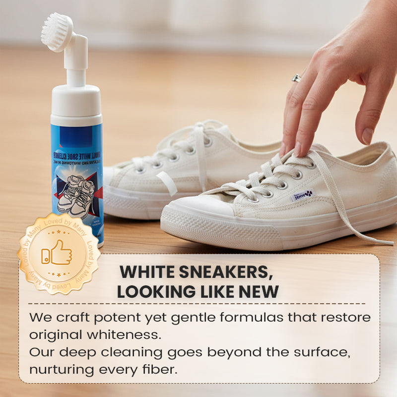 Portable Sneaker Foam Cleaner with Integrated Brush
